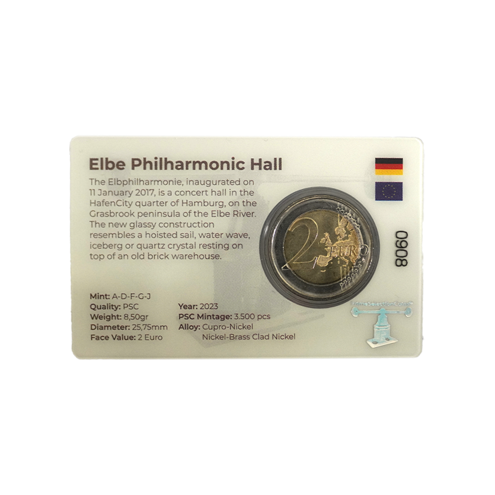 Germania, 2 euro commemorativo 2023 Amburgo