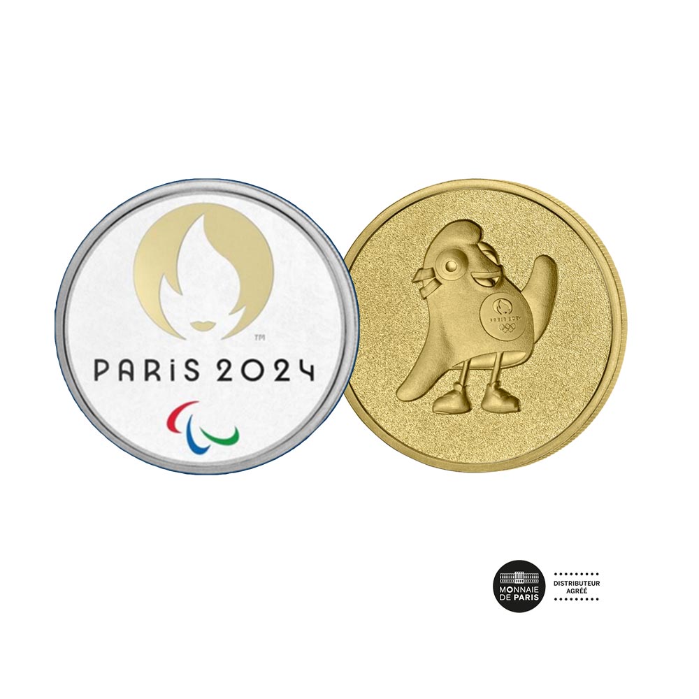 Blister emblème olympique - Jeux Olympiques de Paris 2024 - JO