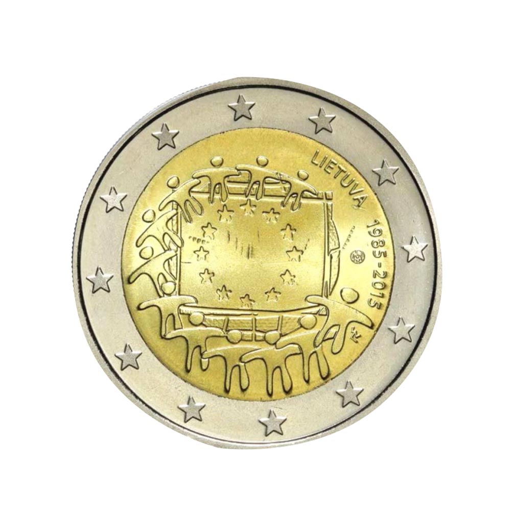 2€ 30 ans du drapeau européen …à 2€, à la Monnaie de Paris!