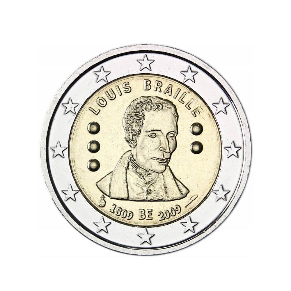 Sold at Auction: 1809-2009 Louis Braille bicentennial silver coin