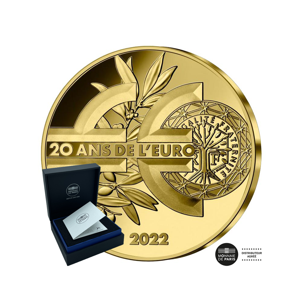 2 billets Souvenir 0 Euro - 20 ans de l'Euro