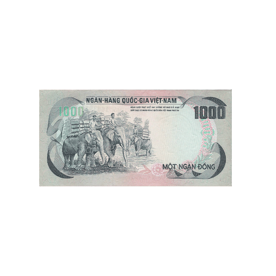 Viêt Nam - Billet de 1 000 Dong - 1972