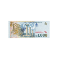 Roumanie - Billet de 1000 Lei - 1998