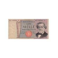 Italie - Billet de 1000 Lires - Verdi - 1969-1981