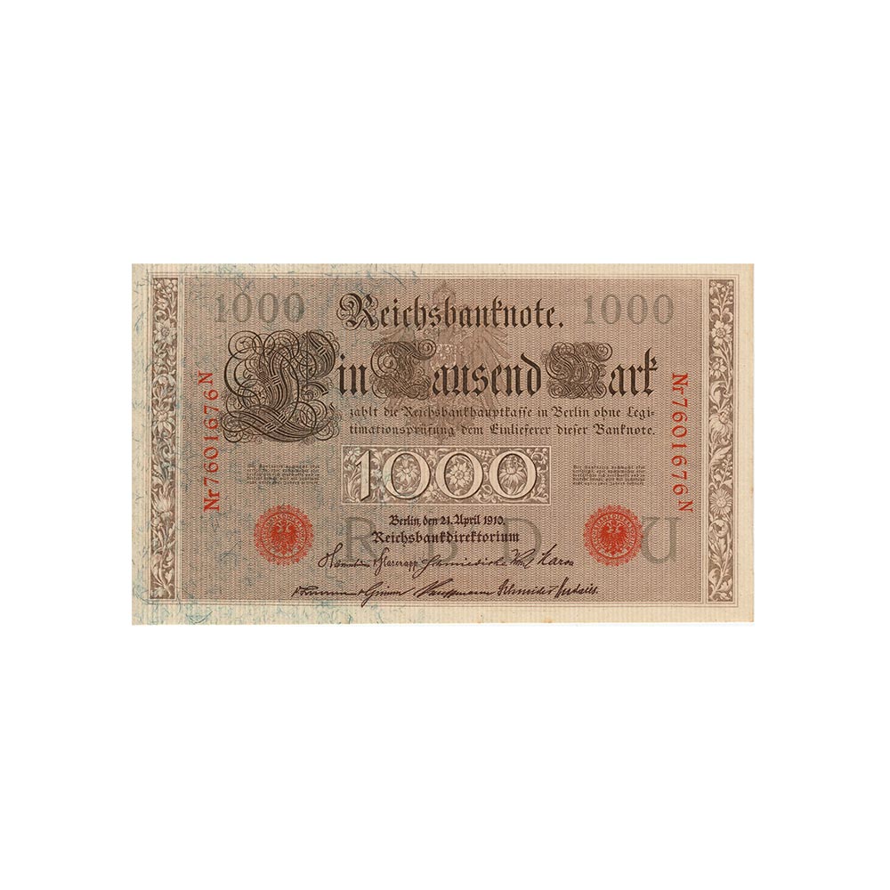 Allemagne - Billet de 1000 Mark - 1910