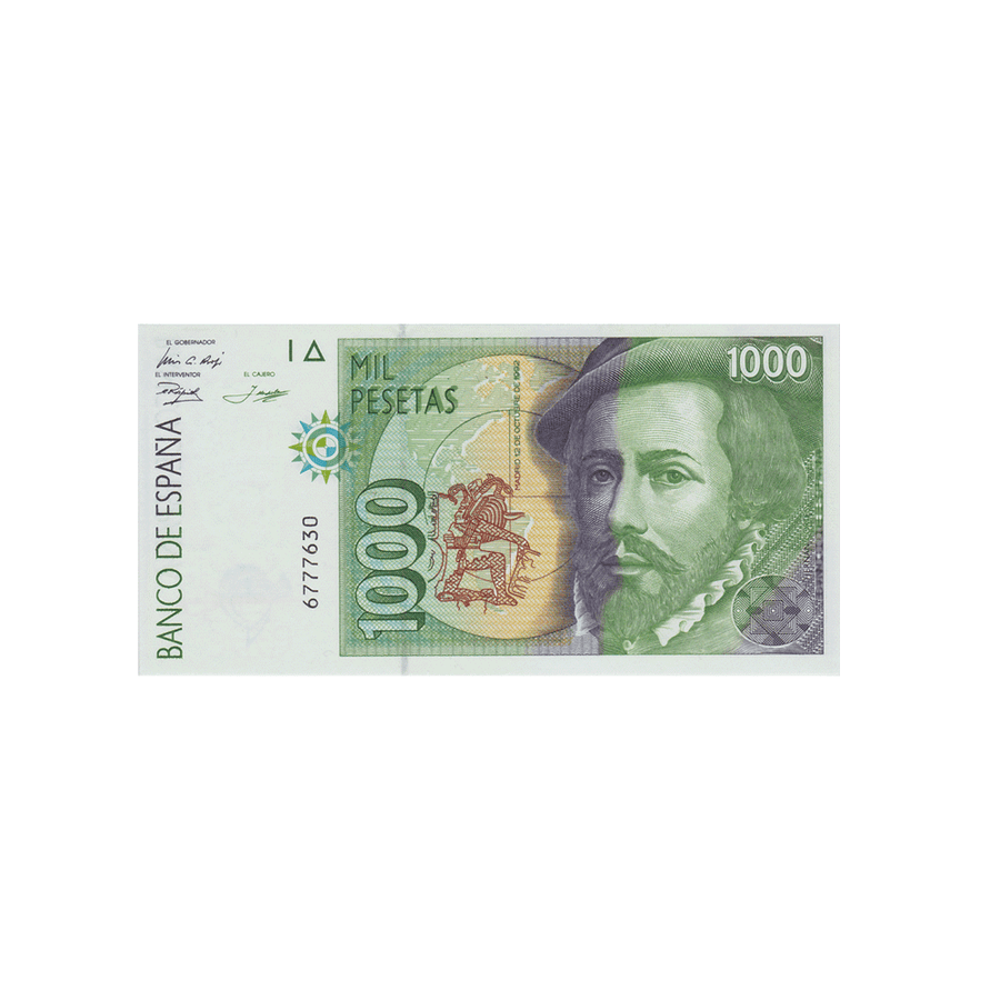 Espagne - Billet de 1000 Pesetas - 1992