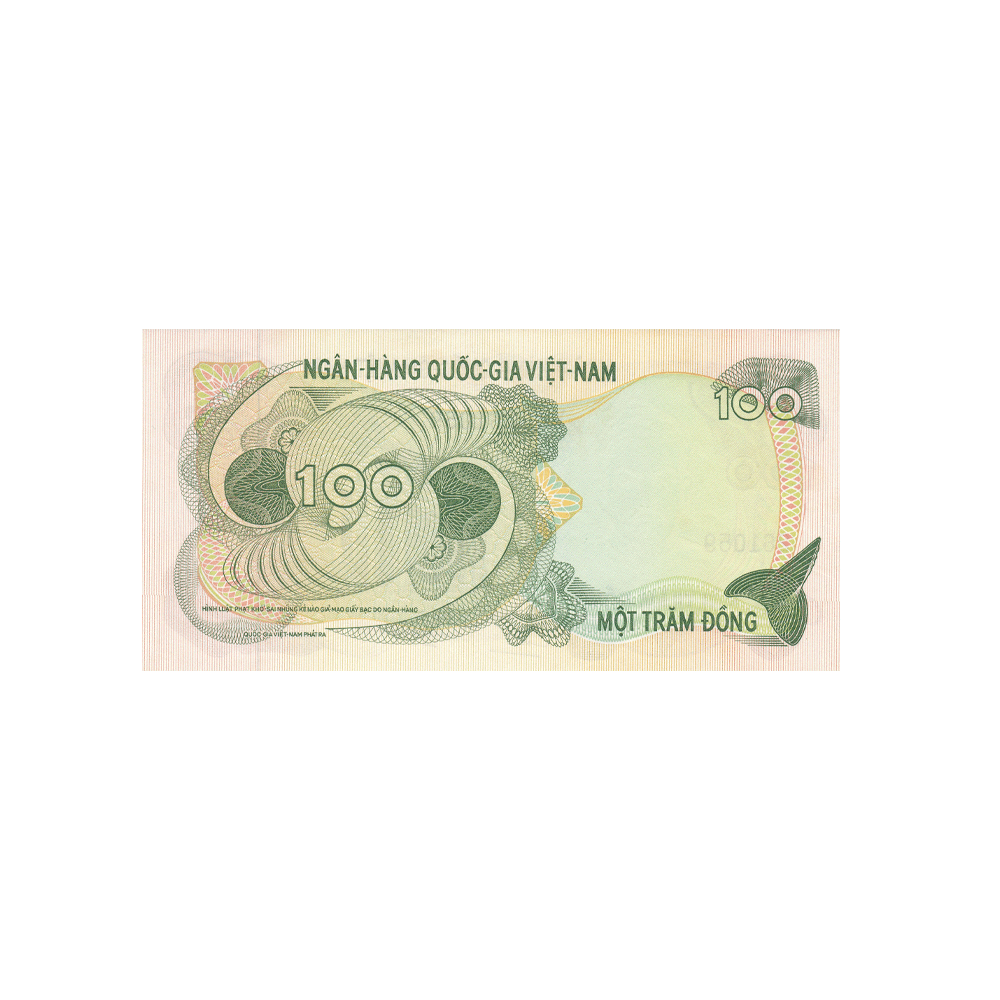 Viêt Nam - Billet de 100 Dong - 1970