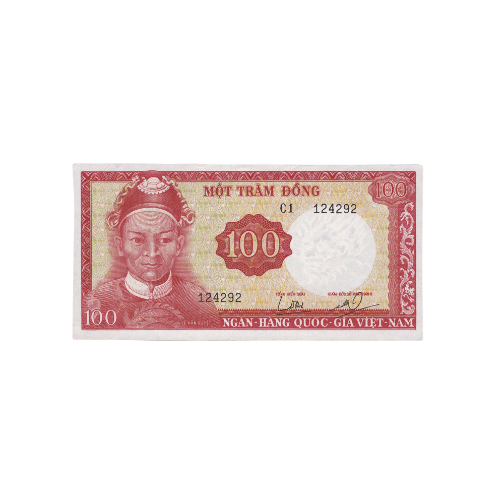 Viêt Nam - Billet de 100 Dong - 1966