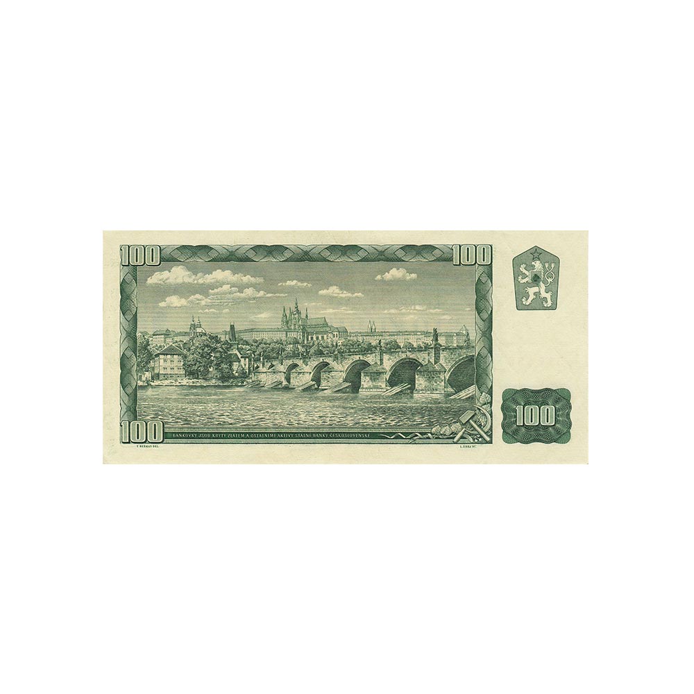 Tschechische Republik – 100-Kronen-Banknote – 1961–1990