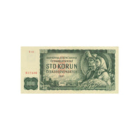 Tschechische Republik – 100-Kronen-Banknote – 1961–1990