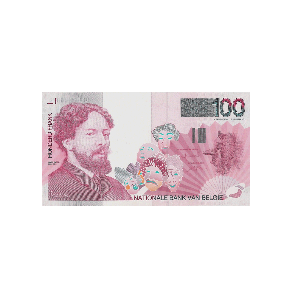 Belgien – 100-Franken-Banknote – 1995–2001