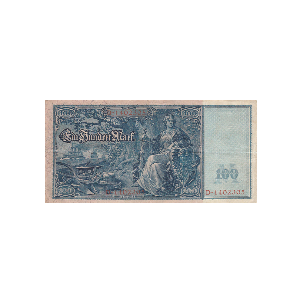 Allemagne - Billet de 100 Mark - 1908 - 1910