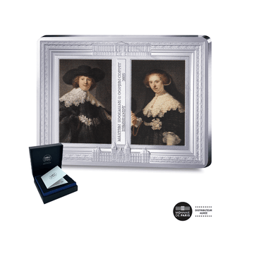 Rembrandt - Monnaie de 10€ Argent - BE 2025