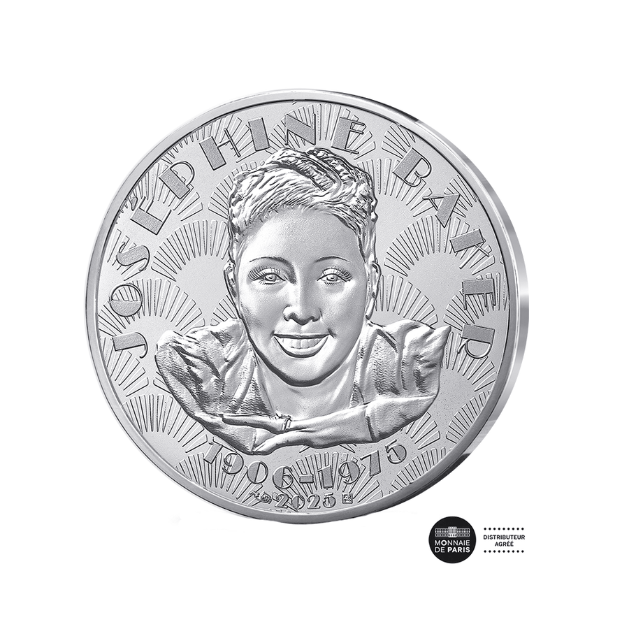 Joséphine Baker - Monnaie de 10€ Argent - 2025