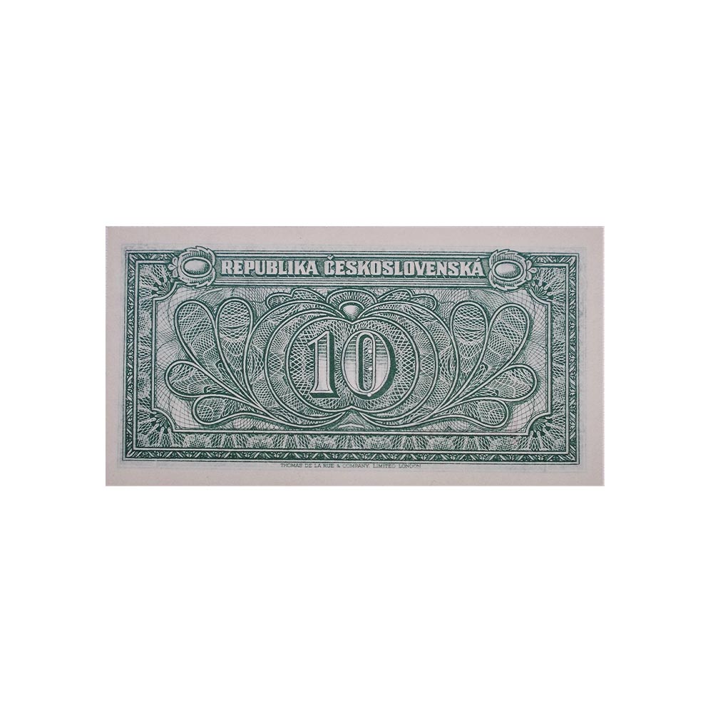 République Tchèque - Billet de 10 Couronnes - 1945