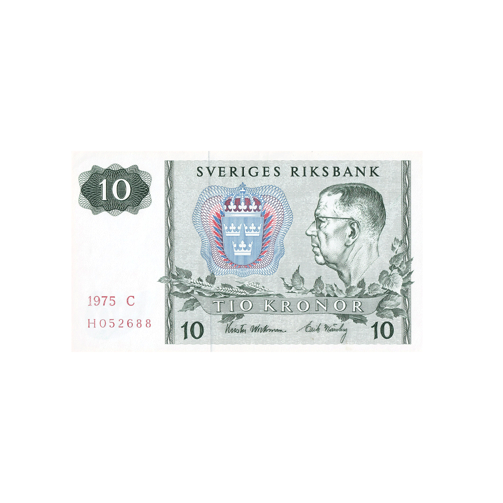 Suède - Billet de 10 Couronnes - 1963-1990