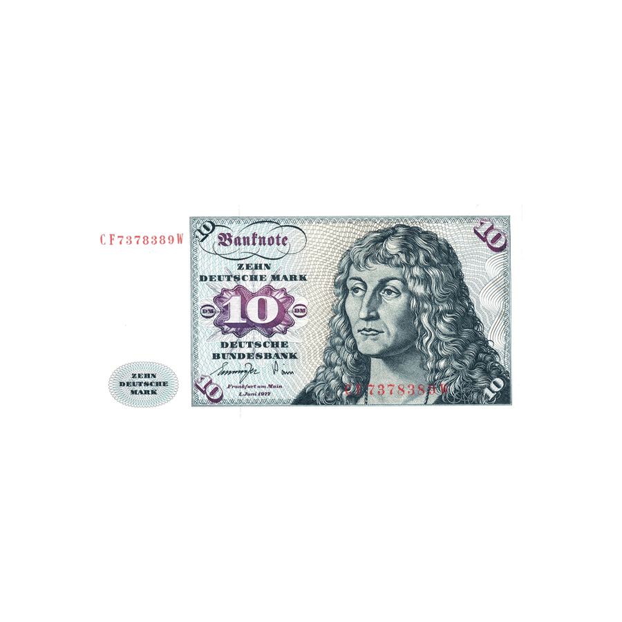 Allemagne - Billet de 10 Deutsche Mark - 1960-1980