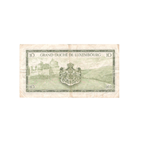 Luxemburgo - 10 ingressos para Franc - 1954