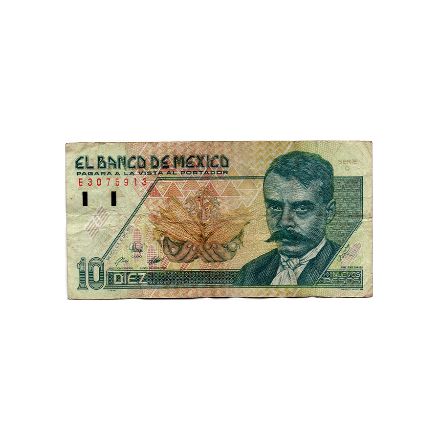 Mexico - Banknote of 10 Nuevos Pesos - 1992