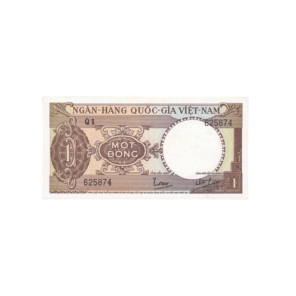 Viêt Nam - Billet de 1 Dong - 1964