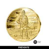 D-Day - Omaha Beach - Monnaie de 50€ Or 1/4 Oz - BE 2024