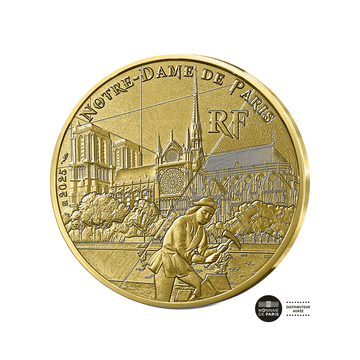 UNESCO - Notre-Dame de Paris - Monnaie de 1/4€ - 2025