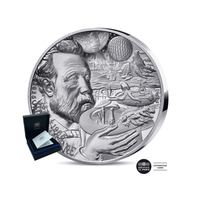 Art de la Plume - Jules Verne - Monnaie de 20€ Argent - BE