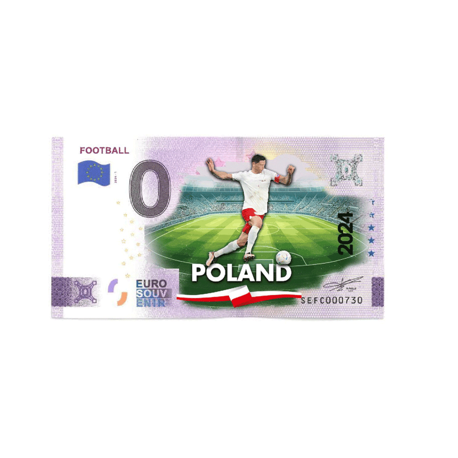 Billet souvenir de zéro euro - UEFA Euro 2024 Germany - Equipes (Variantes disponibles)