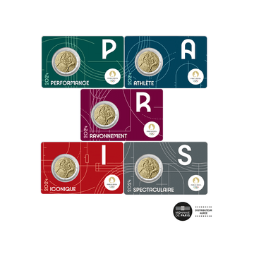 Paris Olympic Games 2024 - Currency (s) of € 2 commemorative - BU 2024