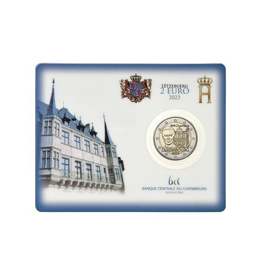 Luxemburgo 2023 - 2 Euro Coincard - Câmara de Deputados