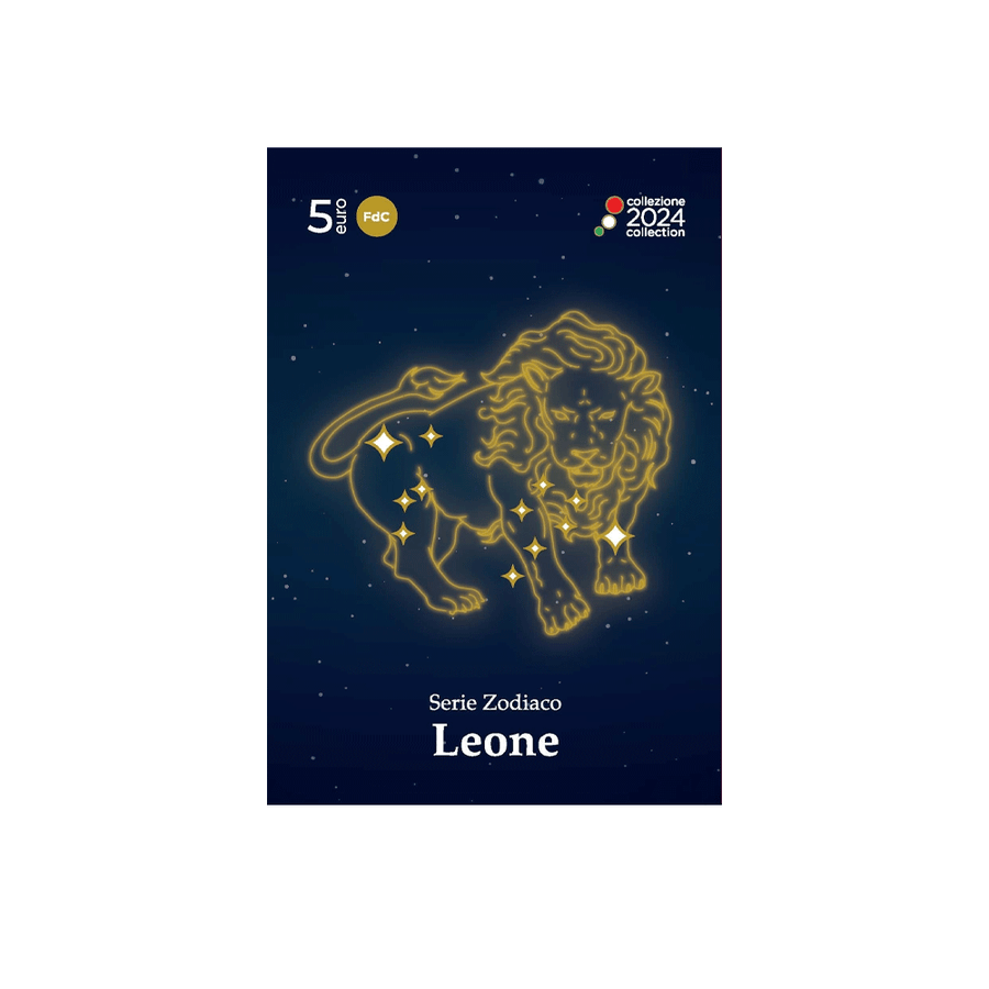 Les Signes du Zodiaque (Lion) - Monnaie de 5€ - FDC 2025