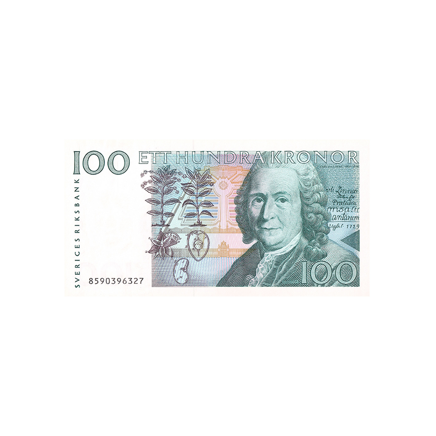 Suède - Billet de 100 Couronnes - 1986 - 2000