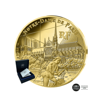 UNESCO - Notre-Dame de Paris - Monnaie de 200€ Or 1 Oz - BE 2025