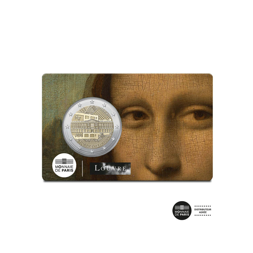 Musée du Louvre - Monnaie de 2€ - BU 2025 (Joconde)