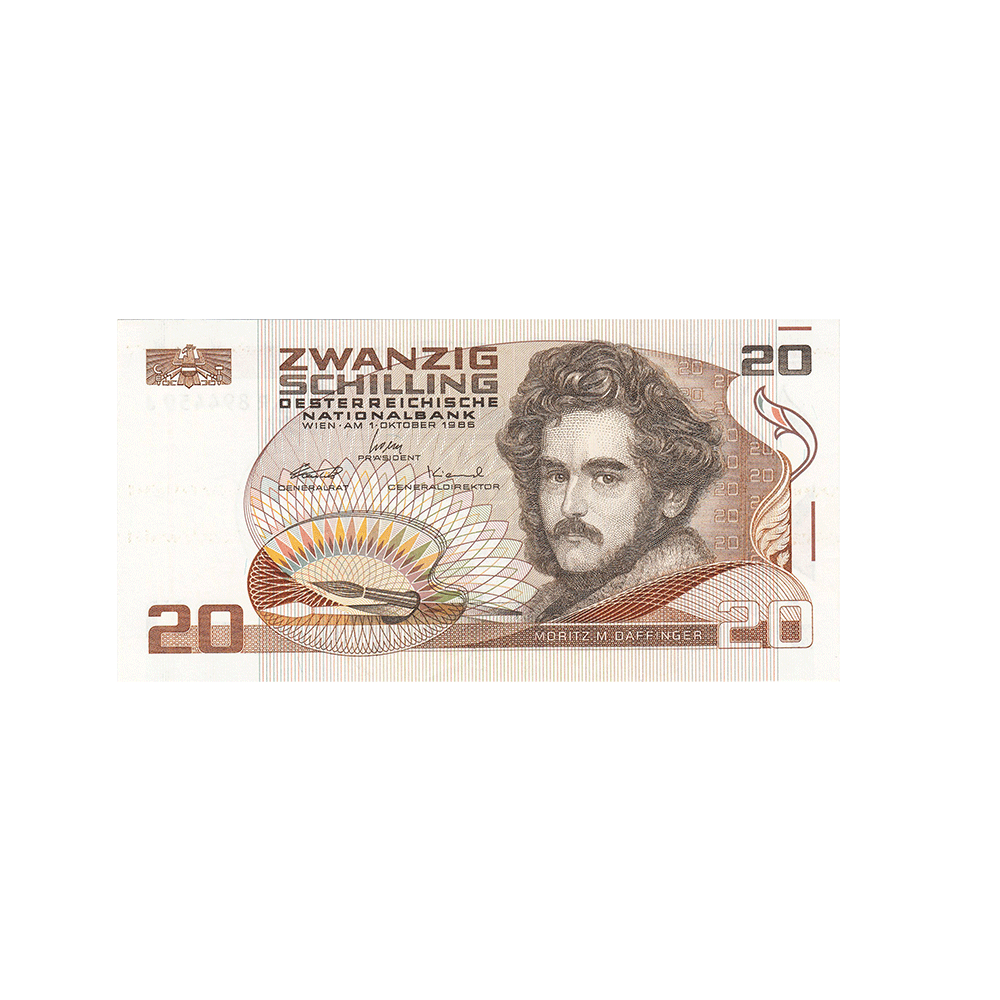 Autriche - Billet de 20 Shillings - 1986