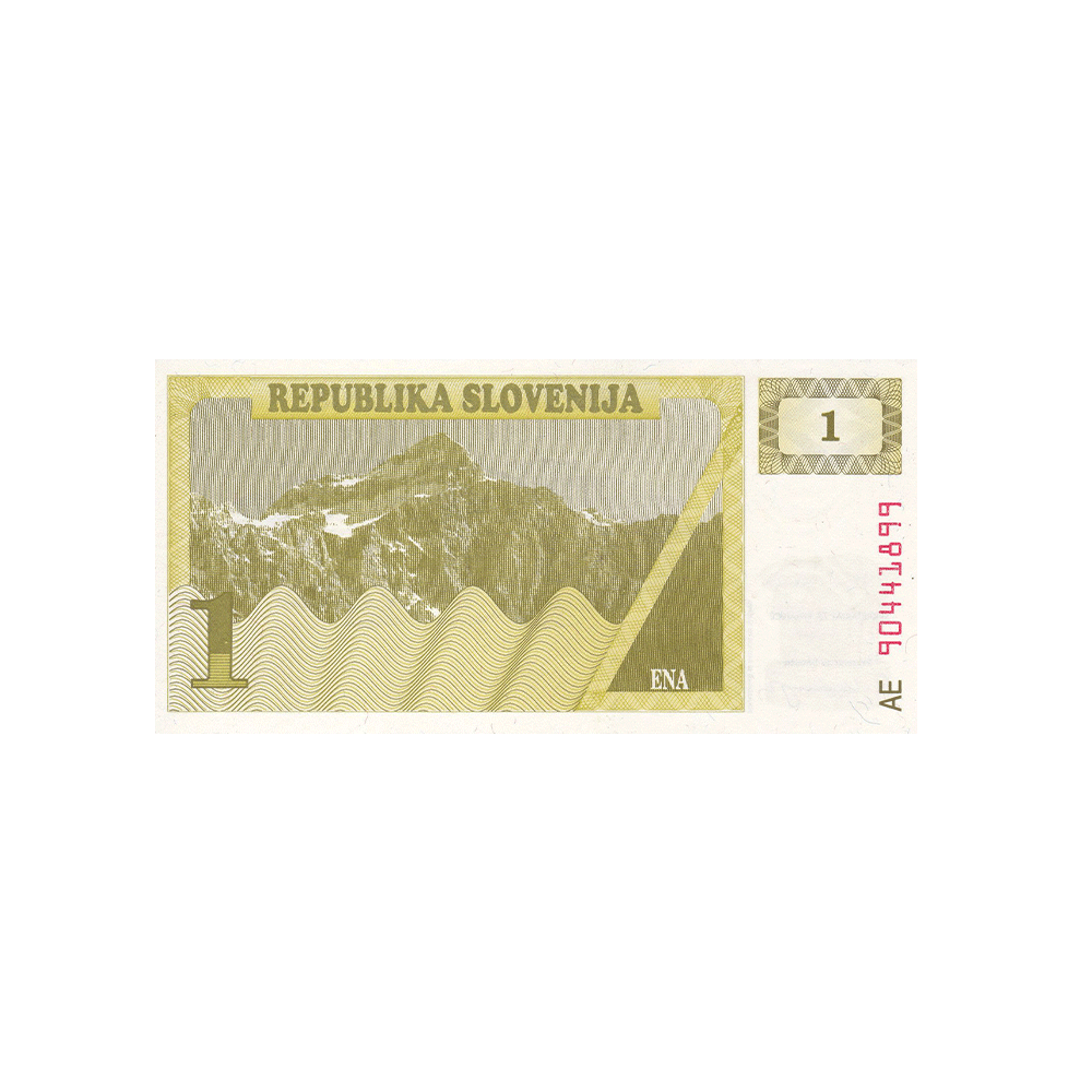 Slovénie - Billet de 1 Tolar - 1990