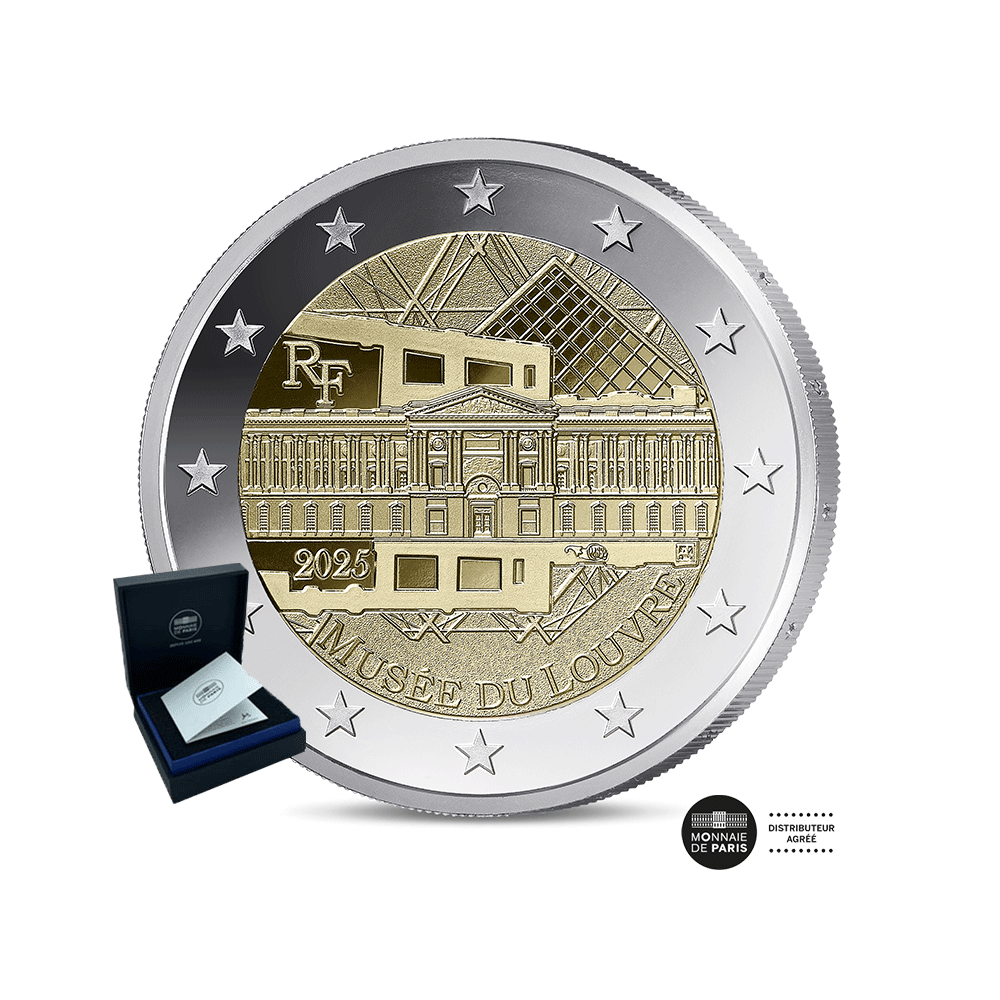 Musée du Louvre - Monnaie de 2€ - BE 2025