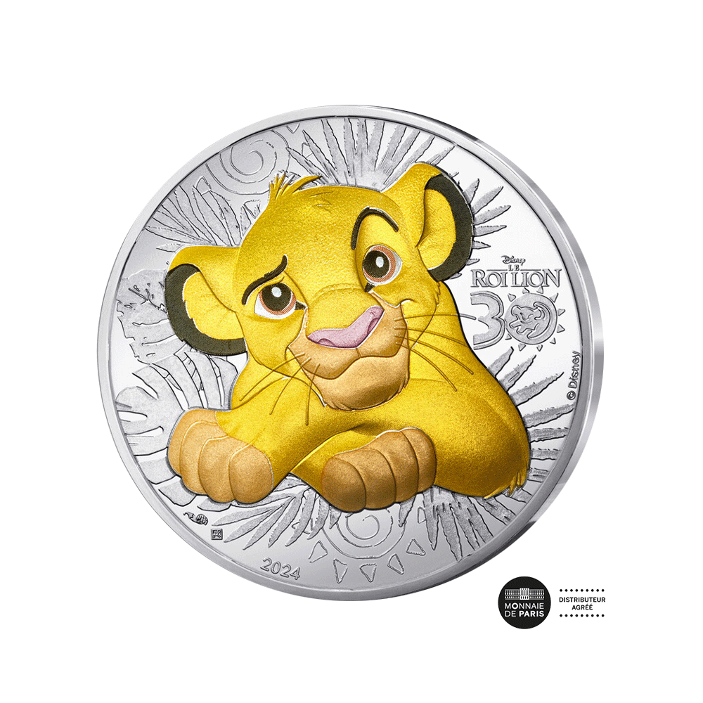 The Lion King - Currency of € 10 Silver - 2024