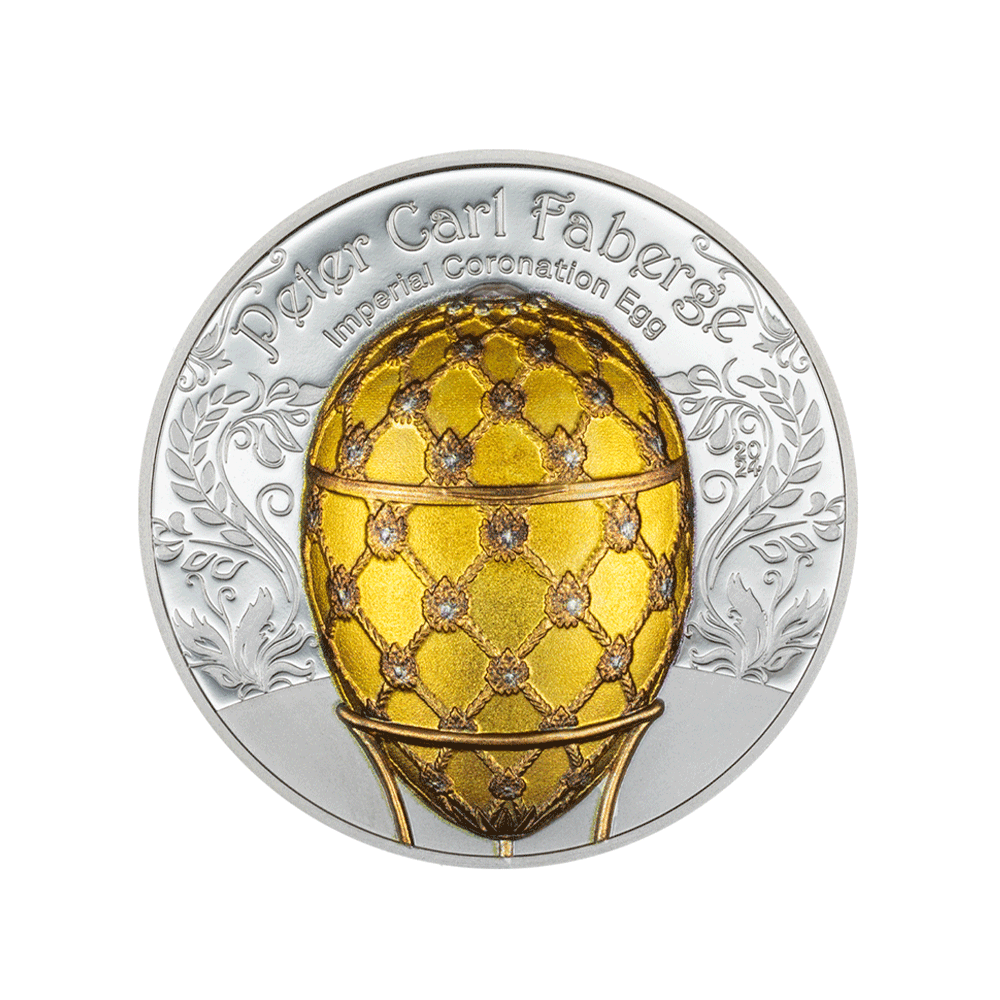 Peter Carl Fabergé - Monnaie de 1000 Togrog Argent - BE 2024