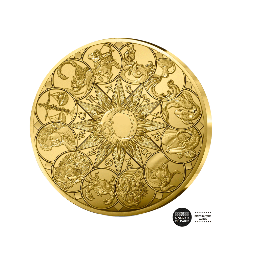 The Astrological Wheel - 500€ Gold Coin - 2025