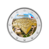 Malte 2024 - 2 Euro Commémorative - Citadelle de Gozo - Colorisée