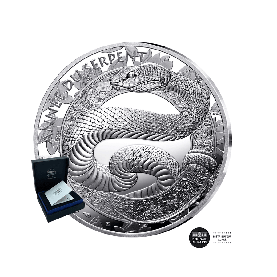 Année du Serpent - Monnaie de 10€ Argent - BE 2024