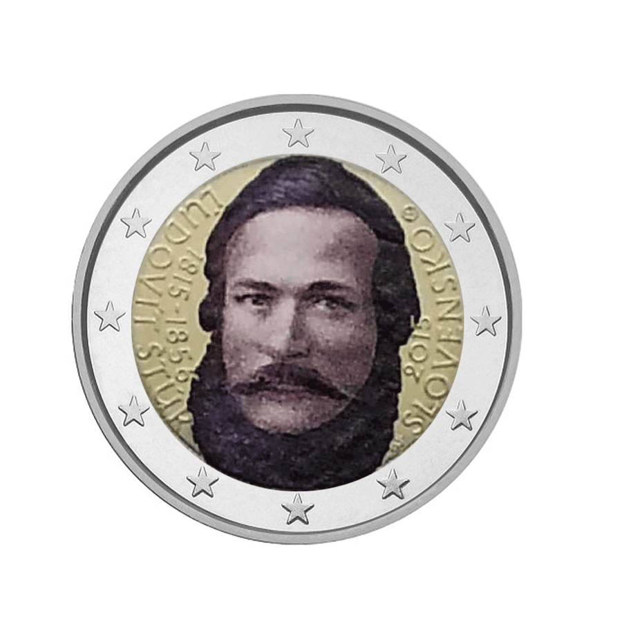 Slovakia 2 euros colorized 2015 - 200th anniversary of Ludovit Stur