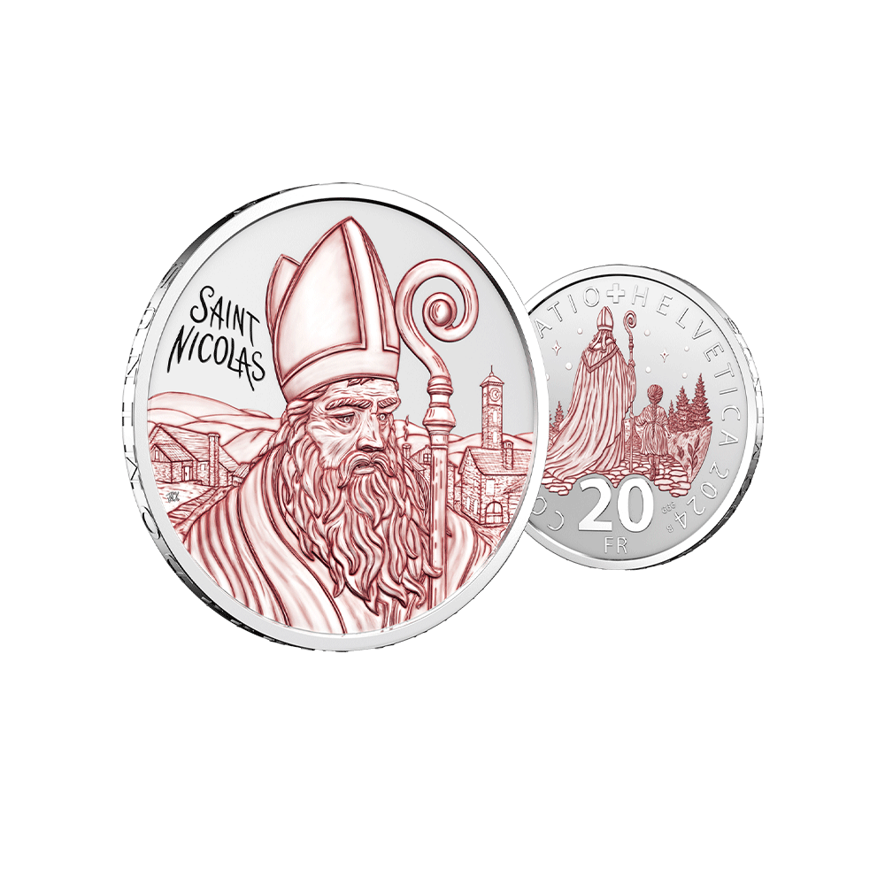 Saint-Nicolas - Monnaie de 20 Francs Suisses - BE