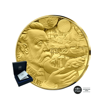 Art de la Plume - Jules Verne - Monnaie de 20€ Or 1/10 Oz - BE