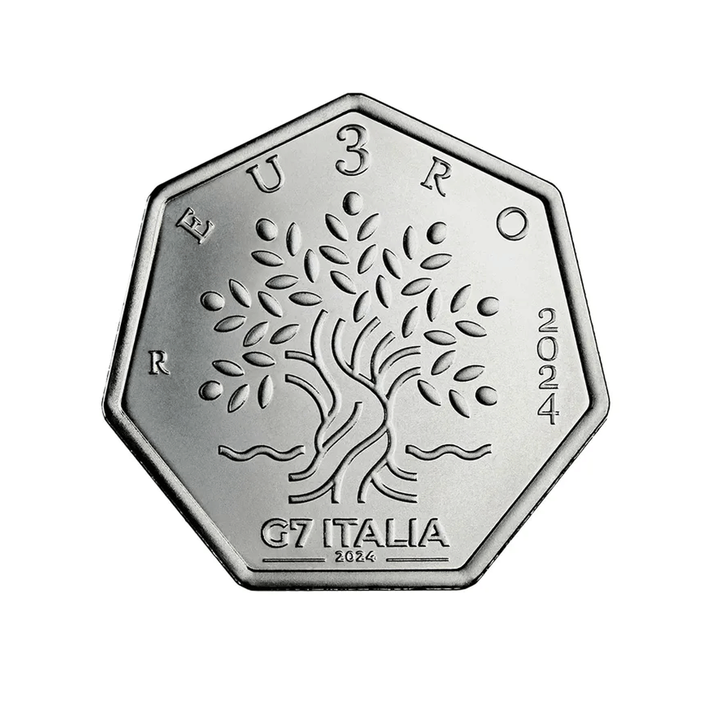 Italie 2024 - Présidence Italienne du G7 - Monnaie de 3€ - BE