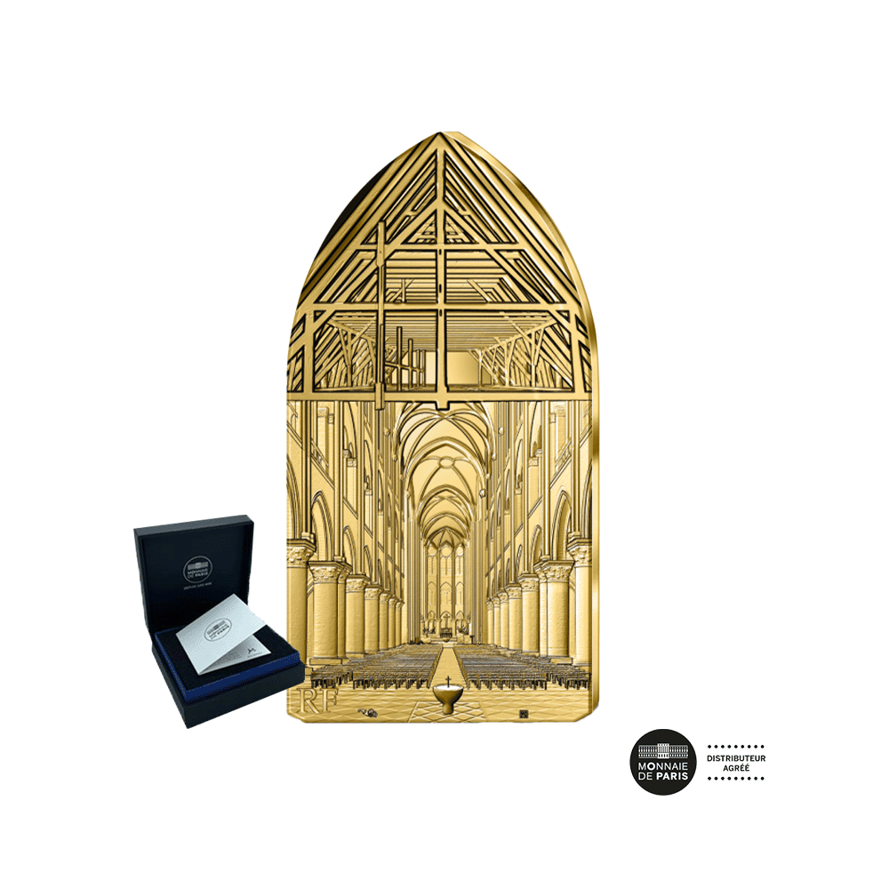 Notre-Dame de Paris - Monnaie de 200€ Or 1 Oz - BE 2024