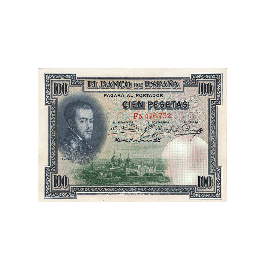 Spain - Banknote of 100 Pesetas - 1925