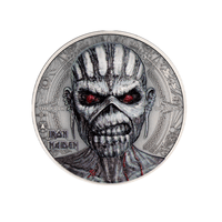 Iron Maiden - The Book of Souls - Monnaie de 10$ Argent 2 Oz - Antique Finish 2024