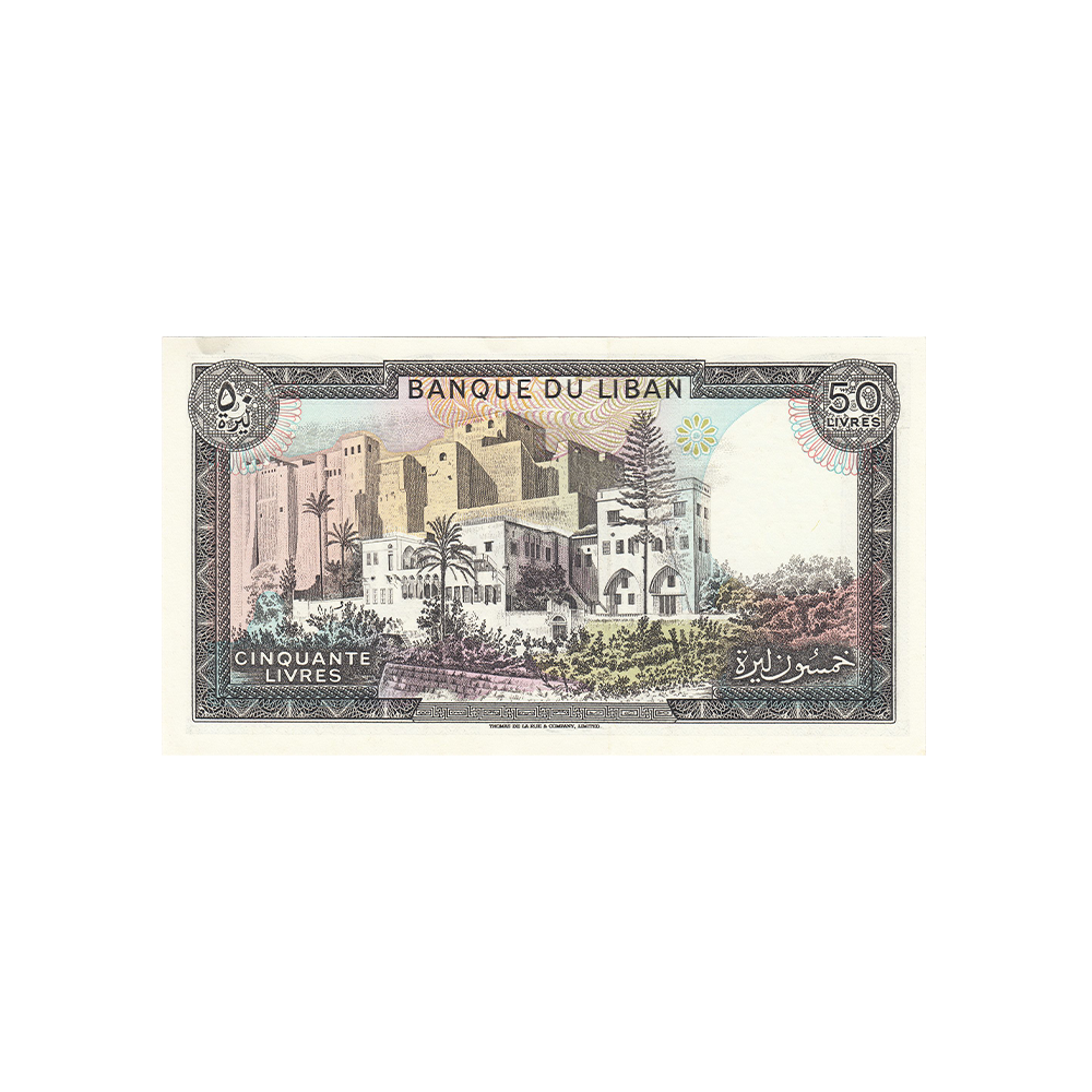 Liban - Billet de 50 Livres - 1964 - 1988